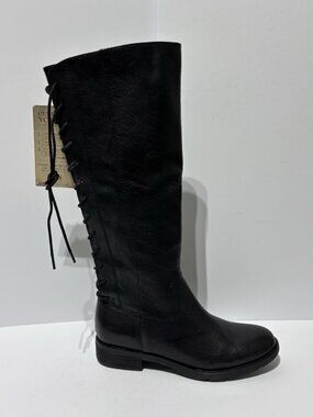 Sofft Women’s Sharnell II Lace Black Leather Boots, Size 8.5 M